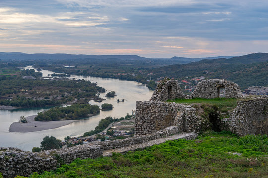 The Ancient Rozafa Castle in Shkoder Albania