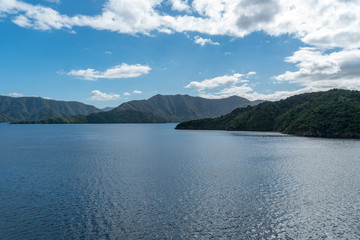Stunning seaside and coastal scenery sail across Cooks Strait on the Interislander ferry