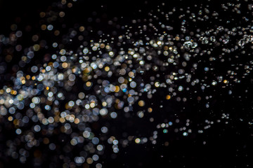 Colorful Bokeh on black