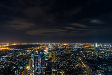 Obraz premium Bangkok city at night, Thailand