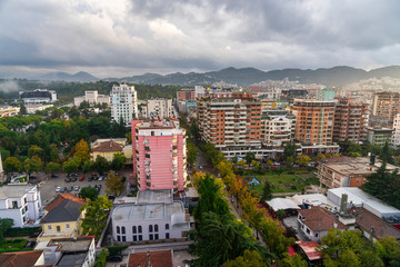 Fototapeta na wymiar The Colorful Capital City of Albania, Tirana
