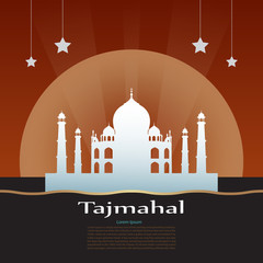 Taj Mahal the main tourist attraction in India.