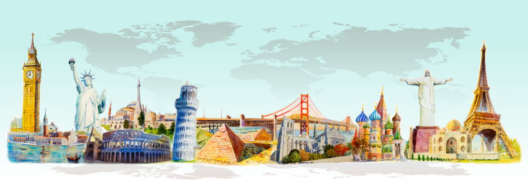 Travel landmark architecture world.