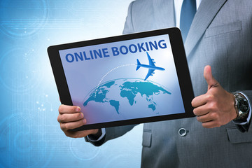 Concept of online air travel booking