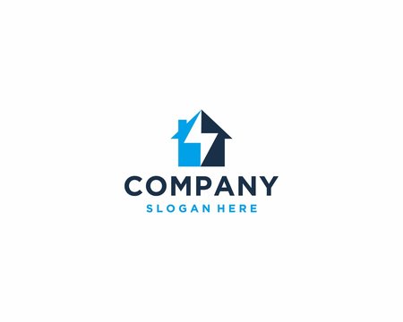 Home enery logo design template