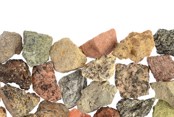 Different kinds of stones