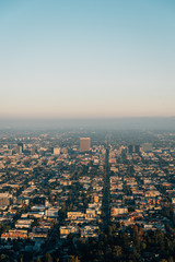 View from Griffith Observatory, in Los Angeles, California