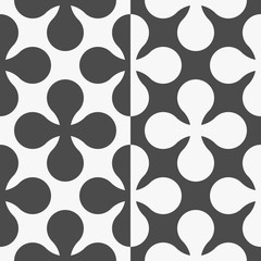 Seamless Baroque Pattern. Black and White Regular Vertical Line Texture