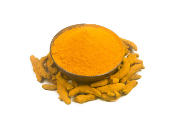 Image of spices isolated close up.