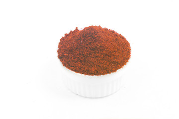 Image of spices isolated close up.