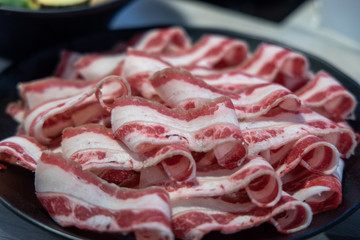 fresh beef for Chinese hotpot