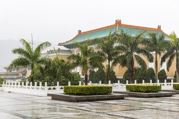 Raining at Taiwan national palace museum