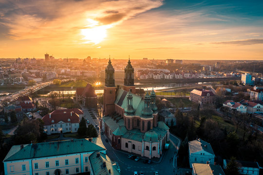 Poznań z lotu ptaka