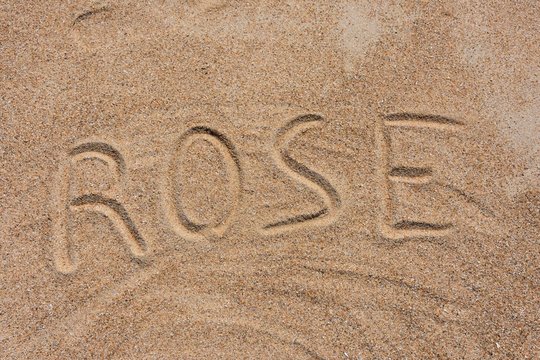 texte couleur rose