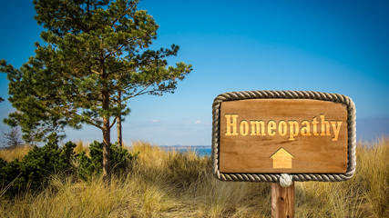 Street Sign to Homeopathy