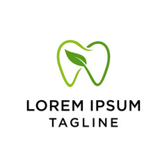 Dental logo Template. Initial CV With Dental. Nature Icon Illustration.