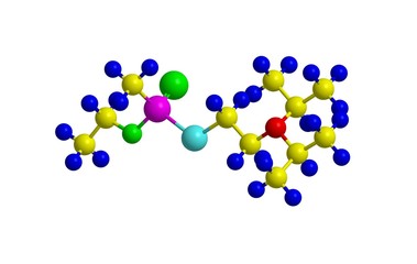 Molecular structure of VX (nerve agent)
