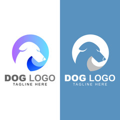 dog logo, true dog friend logo design template, sign and symbol, modern animal badge for veterinary clinic, pet food, 