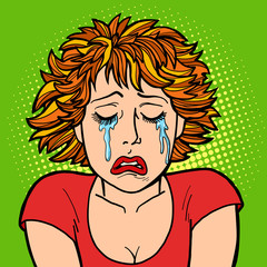 woman crying human emotions