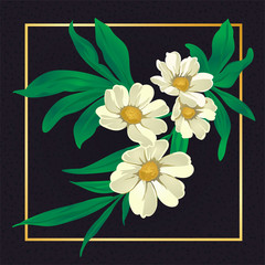 Floral Flower Vintage Vector Leaf Nature Illustration Design Elements