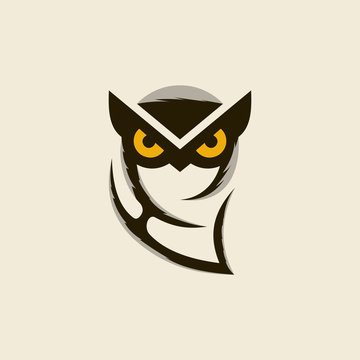Bird Owl Illustration Creative Illustration Icon Logo Element Design Template Vector