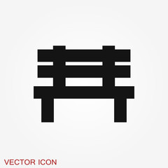 Work bench icon, illustration, logo isolated on background