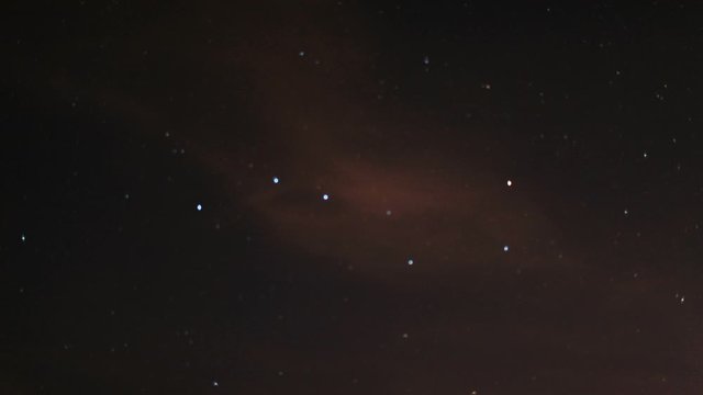 starry sky, big dipper constellation time  lapse