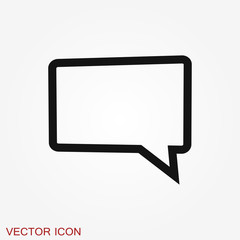 Speech bubble icons on background. Vector illustration.