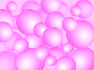 Abstract trendy pattern with purple spheres. Vector illustration