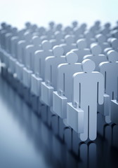Obraz premium 3D Icon business people corporate concept