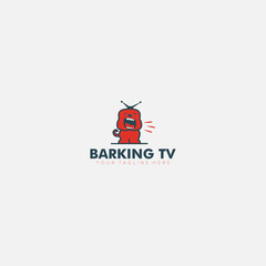 The barking dog Televisions logo designs entertainment event