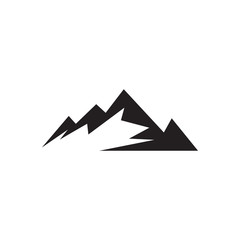 Mountain graphic design template vector isolated illustration