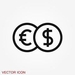 Fototapeta premium Money. Line Icon Vector illustration. Payment system.