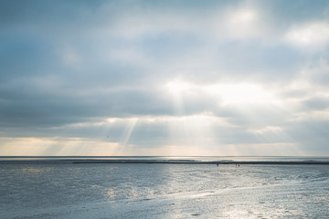 Sunset over the Mud Flats - Büsum - Schleswig-Holstein - Northern Germany