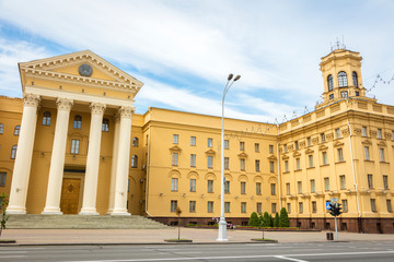 Obraz premium Prospekt Nezavisimosti - Independence Avenue in Minsk