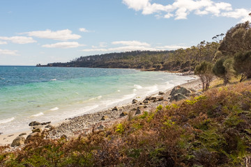 Deserted beach, Maria Island, Tasmania, Australia