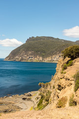 Fototapeta na wymiar Coastline of Maria Island, Tasmania, Australia