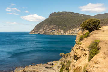 Fototapeta na wymiar Coastline of Maria Island, Tasmania, Australia