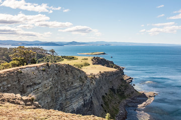 Coastline of Maria Island, Tasmania, Australia