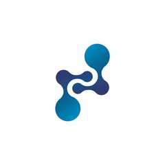 Metaball template logo design vector icon 