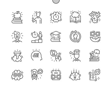 Wisdom Well-crafted Pixel Perfect Vector Thin Line Icons 30 2x Grid for Web Graphics and Apps. Simple Minimal Pictogram