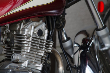 Fototapeta premium バイクのエンジン