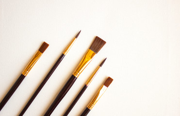 Set of brushes.