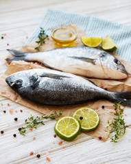 Fresh fish dorado