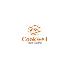 Cook Well Logo Design Vector