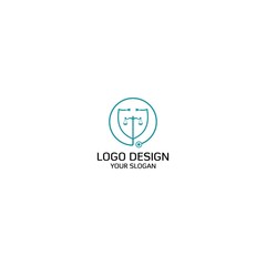 Doctor Lawyer Logo Design Vector