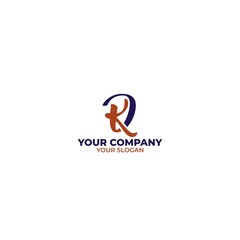 Letter DK Logo Design Vector