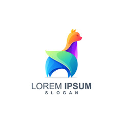 lama logo design color full