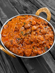 Indian Healthy Cuisine Chana Masala Also Known as Spicy Chickpeas, Channay, Chole Masala or Chholay is a Tasty & Flavourful Curry Made By Cooking Chickpeas in a Spicy Onion Tomato Masala Gravy