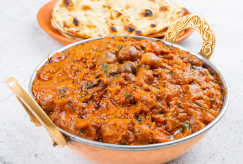 Indian Healthy Cuisine Chana Masala Also Known as Spicy Chickpeas, Channay, Chole Masala or Chholay is a Tasty & Flavourful Curry Made By Cooking Chickpeas in a Spicy Onion Tomato Masala Gravy